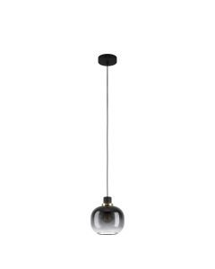 Eglo Lighting - Oilella - 99616 - Black Brass Clear Glass Ceiling Pendant Light