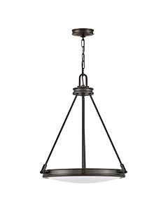 Hinkley Lighting - Collier - HK-COLLIER-P-BX - Black Frosted Glass 4 Light Ceiling Pendant Light