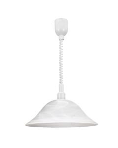 Eglo Lighting - Alessandra - 3355 - White Glass Ceiling Pendant Light