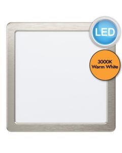 Eglo Lighting - Fueva 5 - 99169 - LED Satin Nickel White Recessed Ceiling Downlight
