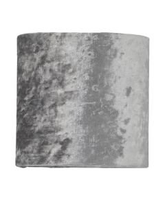 Grey Crushed Velvet 15.5cm Table Lamp Shade