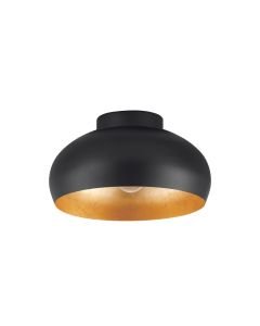 Eglo Lighting - Mogano 2 - 900554 - Black Gold Flush Ceiling Light