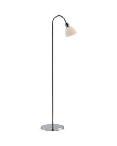 Nordlux - Ray - 63214033 - Chrome Opal Glass Floor Reading Lamp