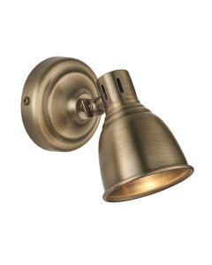 Endon Lighting - Westbury - 76277 - Antique Brass Ceiling Spotlight