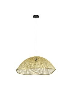 Eglo Lighting - Sambucona - 390236 - Black Wood Ceiling Pendant Light