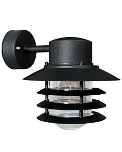 Nordlux - Vejers - 74471003 - Black Clear Glass IP54 Outdoor Wall Light