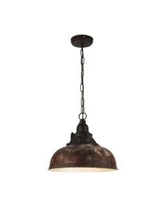 Eglo Lighting - Grantham 1 - 49819 - Antique Brown Beige Ceiling Pendant Light