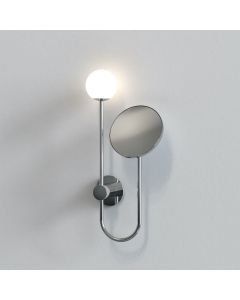 Astro Lighting - Orb 1424001 - IP44 Polished Chrome Wall Light with Mirror