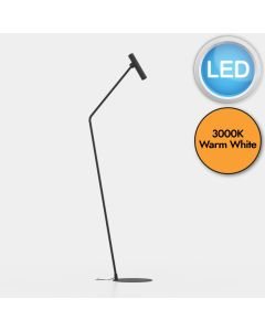 Eglo Lighting - Almudaina - 900909 - LED Black Floor Reading Lamp
