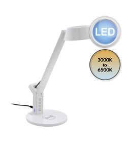 Eglo Lighting - Banderalo - 99831 - LED White Touch Task Table Lamp