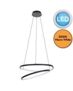 Eglo Lighting - Ruotale - 900472 - LED Black White Ceiling Pendant Light