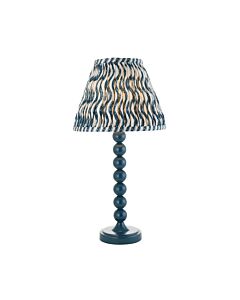 Endon Lighting - Higgledy & Ripple 25cm - 114713 - Blue Table Lamp With Shade