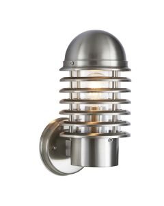 Endon Lighting - Louvre - YG-6001-SS - Stainless Steel Clear IP44 Outdoor Wall Light