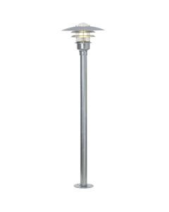 Nordlux - Lonstrup 32 - 71428031 - Galvanized Steel Clear Glass IP44 Outdoor Post Light