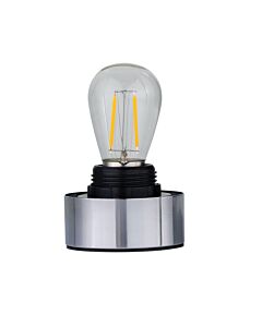Porter - Chrome Battery Operated Lamp Base Only