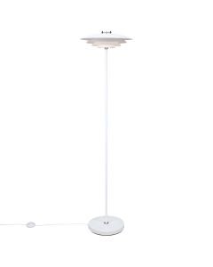 Nordlux - Bretagne - 2213494001 - White Satin Nickel Floor Lamp