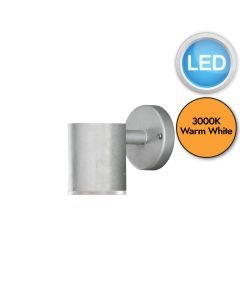 Konstsmide - Ull - 592-320 - LED Galvanized Zinc IP54 Outdoor Wall Washer Light
