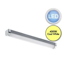 Eglo Lighting - Tragacete 1 - 99776 - LED Silver Chrome White IP44 Bathroom Strip Wall Light