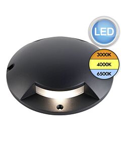 Saxby Lighting - Marka CCT - 114576 - LED Black 2 Light IP67 Outdoor Ground Light