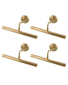 Set of 4 Alexandra - Polished Brass 350mm Picture Lights