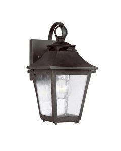 Feiss Lighting - Galena - FE-GALENA2-S-SBL - Sable Clear Seeded Glass IP44 Outdoor Wall Light