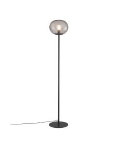 Nordlux - Alton - 2010514047 - Black Smoked Glass Floor Lamp