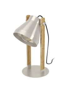 Eglo Lighting - Cawton - 43953 - Steel Rustic Wood Task Table Lamp