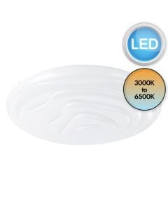 Eglo Lighting - Battistona - 900606 - LED White Flush Ceiling Light