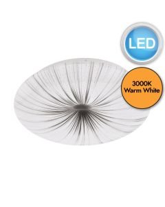 Eglo Lighting - Nieves - 99699 - LED White Flush Ceiling Light