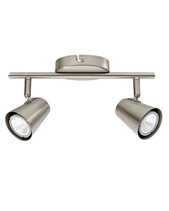 Travale - Satin Nickel 2 Way Adjustable Spotlight Fitting