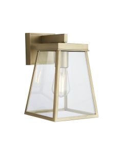 Bough - Gold Clear Glass IP44 Outdoor Wall Light