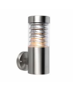 Saxby Lighting - Equinox - 49909 - Marine Grade Stainless Steel Clear IP44 Outdoor Wall Light