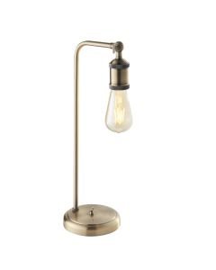 Endon Lighting - Hal - 97246 - Antique Brass Table Lamp