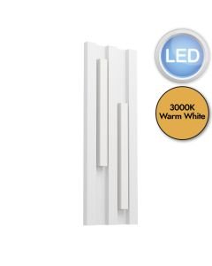 Eglo Lighting - Fandina - 900119 - LED White 2 Light IP55 Outdoor Wall Light