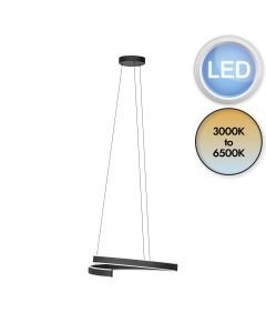 Eglo Lighting - Andabaia-Z - 900404 - LED Black White Ceiling Pendant Light