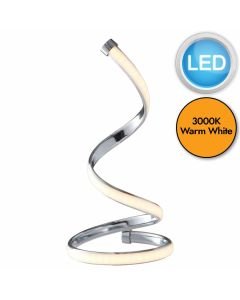 Spira - Polished 10W LED Table Lamp