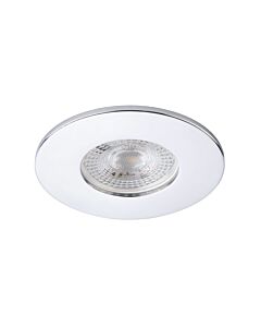 Saxby Lighting - Saxby ShieldONE 65 - 109805 & 111572 - Chrome Fixed Recessed Fire Rated Ceiling Downlight