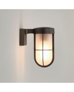 Astro Lighting - Cabin Wall Frosted 1368026 - IP44 Bronze Wall Light