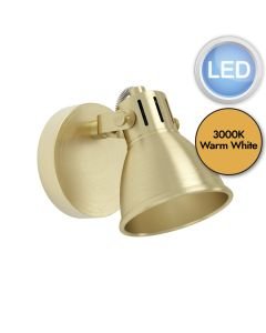 Eglo Lighting - Seras - 900169 - LED Brushed Brass Gold Spotlight