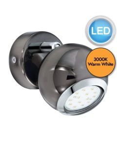 Eglo Lighting - Bimeda - 31005 - LED Black Nickel Chrome Spotlight