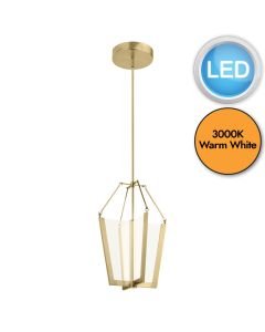 Quintiesse - Calters - QN-CALTERS-P-M-CG - LED Champagne Gold Ceiling Pendant Light