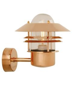 Nordlux - Blokhus - 25011030 - Copper Clear Glass IP54 Outdoor Wall Light
