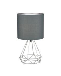 Christie - Silver Geometric Lamp