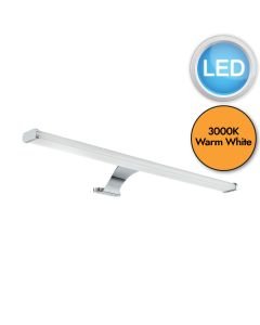 Eglo Lighting - Vinchio - 98502 - LED Chrome White IP44 Bathroom Strip Wall Light