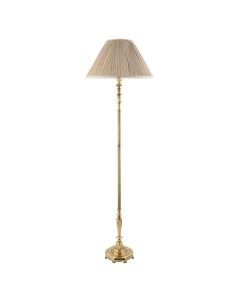Interiors 1900 - Asquith - 63791 - Solid Brass Beige Floor Lamp