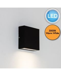 Astro Lighting - Elis Single LED 1331001 - IP54 Textured Black Wall Light