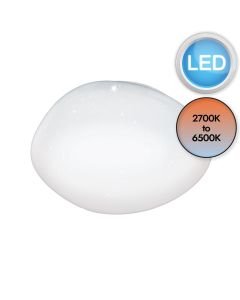 Eglo Lighting - Sileras - 97577 - LED White Flush Ceiling Light