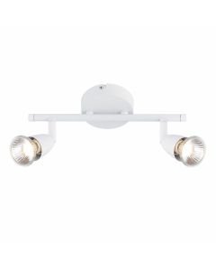 Saxby Lighting - Amalfi - 43282 - White 2 Light Ceiling Spotlight