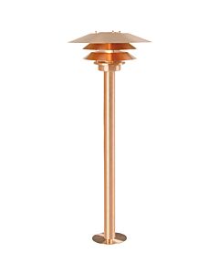 Nordlux - Veno - 10600725 - Copper Clear Glass IP54 Outdoor Post Light