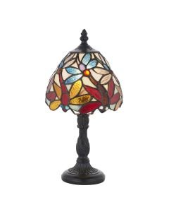 Interiors 1900 - Lorette - 64246 - Dark Bronze Tiffany Glass Table Lamp